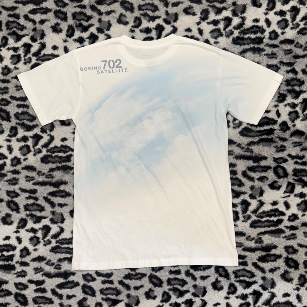 Boeing 702 White Satellite Graphic Tee - Short Sleeve - Picture 5 of 5